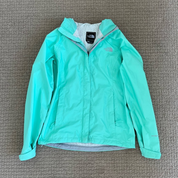 The North Face Jackets & Blazers - North Face Mint Green Rain Jacket